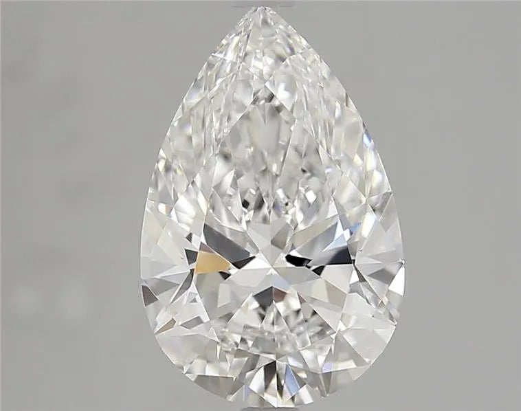 3.02ct Pear Lab Grown Diamond (Colour E, Clarity VVS2, Cut EX, IGI Certified)