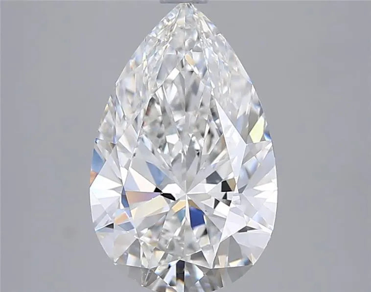 3.02ct Pear Lab Grown Diamond (Colour F, Clarity VVS2, IGI Certified)