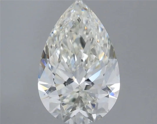 3.02ct Pear Lab Grown Diamond (Colour G, Clarity VVS2, IGI Certified)