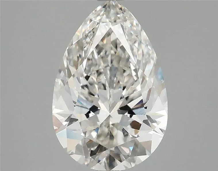 3.02ct Pear Lab Grown Diamond (Colour G, Clarity VVS2, IGI Certified)