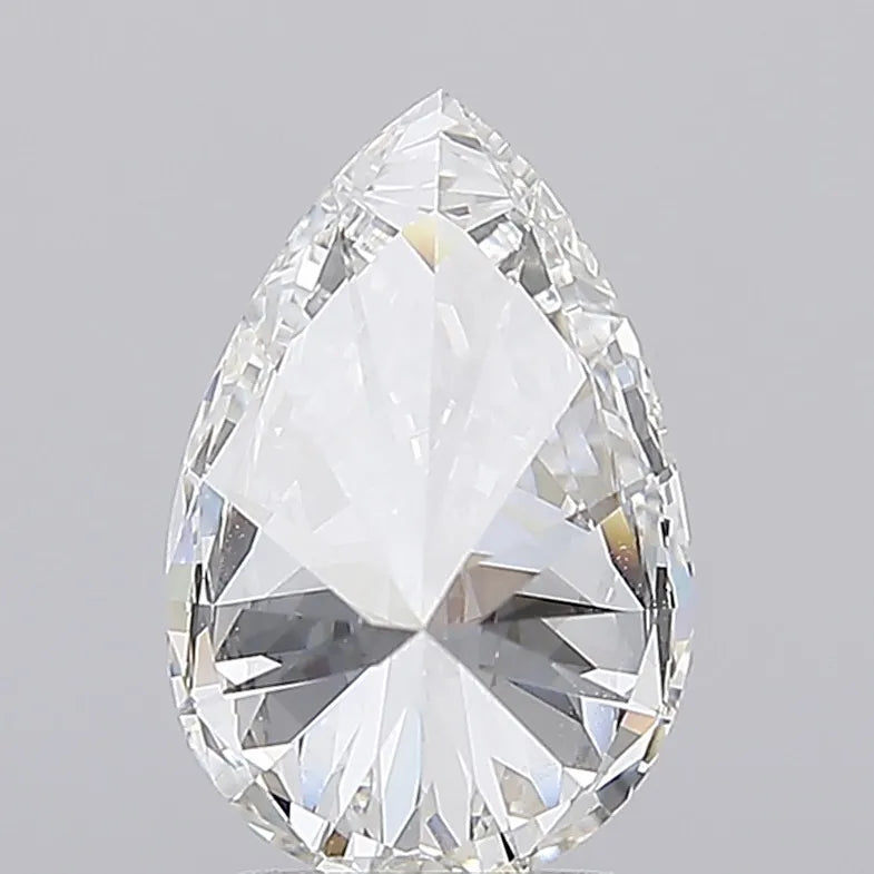 3.02ct Pear Lab Grown Diamond (Colour G, Clarity VVS2, IGI Certified)