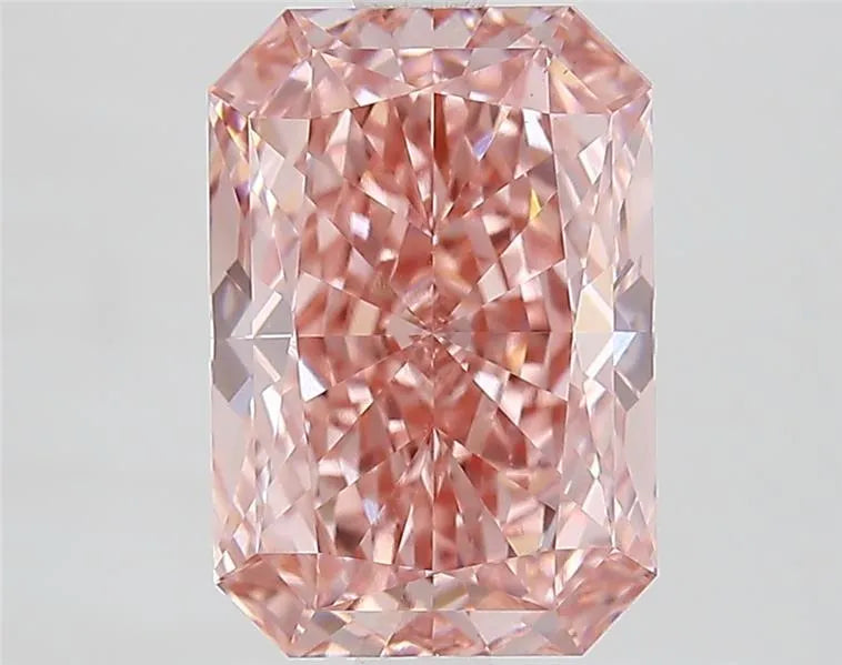 3.02ct Radiant Lab Grown Diamond (Colour Fancy Vivid Pink, Clarity VS1, IGI Certified)