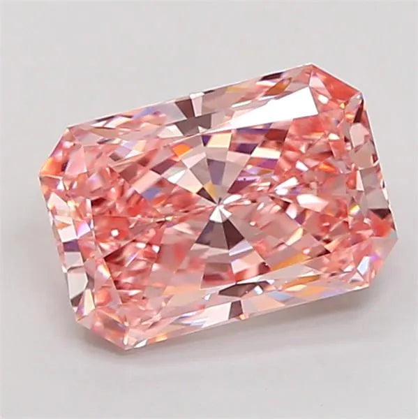 3.02ct Radiant Lab Grown Diamond (Colour Fancy Vivid Pink, Clarity VS1, IGI Certified)