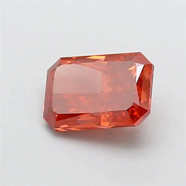 3.02ct Radiant Lab Grown Diamond (Colour Fancy Vivid Red, Clarity VVS2, IGI Certified)