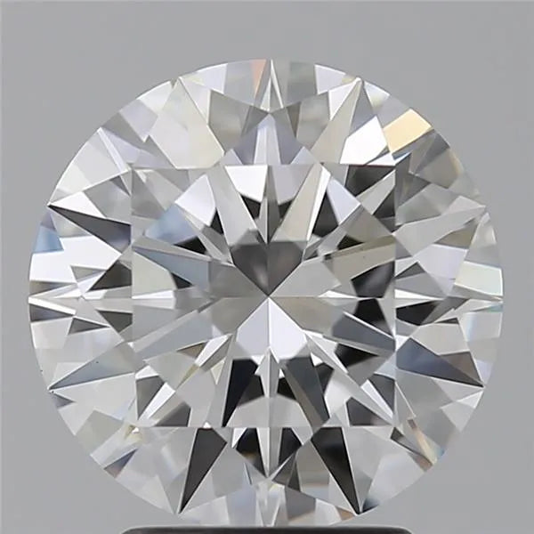 3.02ct Round Lab Grown Diamond (Colour D, Clarity VVS2, Cut EX, IGI Certified)