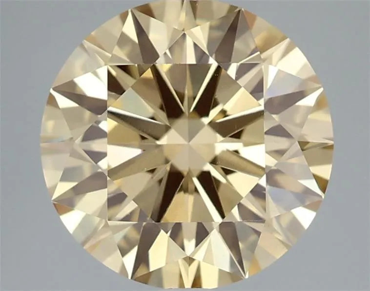 3.02ct Round Lab Grown Diamond (Colour Fancy Intense Yellow, Clarity VVS2, Cut ID, IGI Certified)