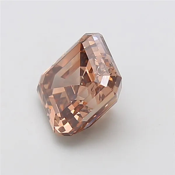 3.03ct Asscher Lab Grown Diamond (Colour Fancy Brown, Clarity VVS2, IGI Certified)