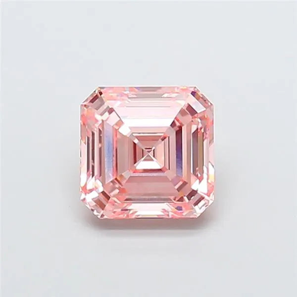3.03ct Asscher Lab Grown Diamond (Colour Fancy Intense Pink, Clarity VVS2, IGI Certified)