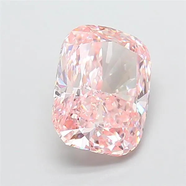 3.03ct Cushion modified Lab Grown Diamond (Colour Fancy Intense Pink, Clarity VVS2, IGI Certified)
