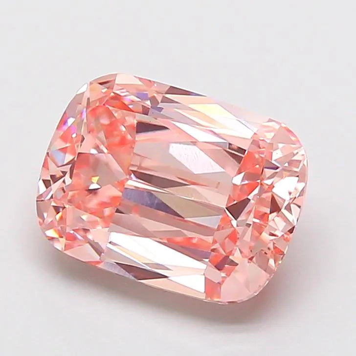 3.03ct Cushion modified Lab Grown Diamond (Colour Fancy Intense Pink, Clarity VVS2, IGI Certified)