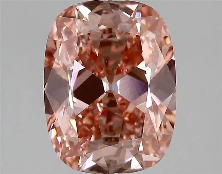 3.03ct Cushion modified Lab Grown Diamond (Colour Fancy Vivid Pink, Clarity VS2, IGI Certified)
