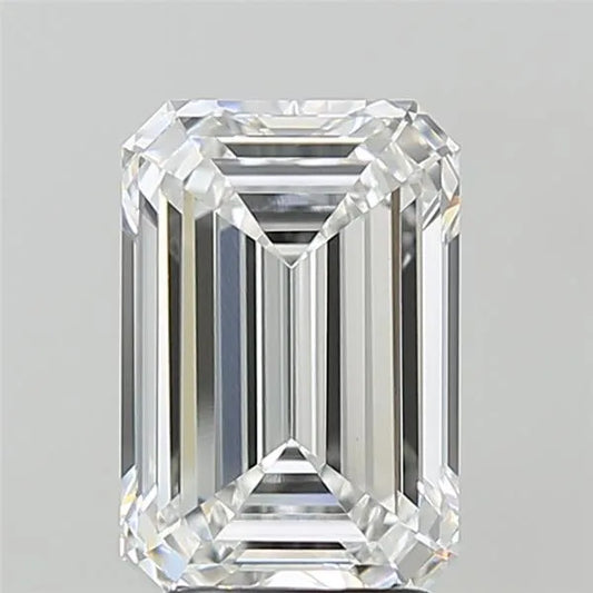 3.03ct Emerald Lab Grown Diamond (Colour D, Clarity VVS2, IGI Certified)