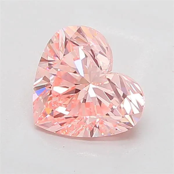 3.03ct Heart Lab Grown Diamond (Colour Fancy Vivid Pink, Clarity VS1, IGI Certified)