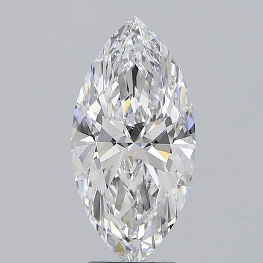 3.03ct Marquise Lab Grown Diamond (Colour E, Clarity IF, IGI Certified)