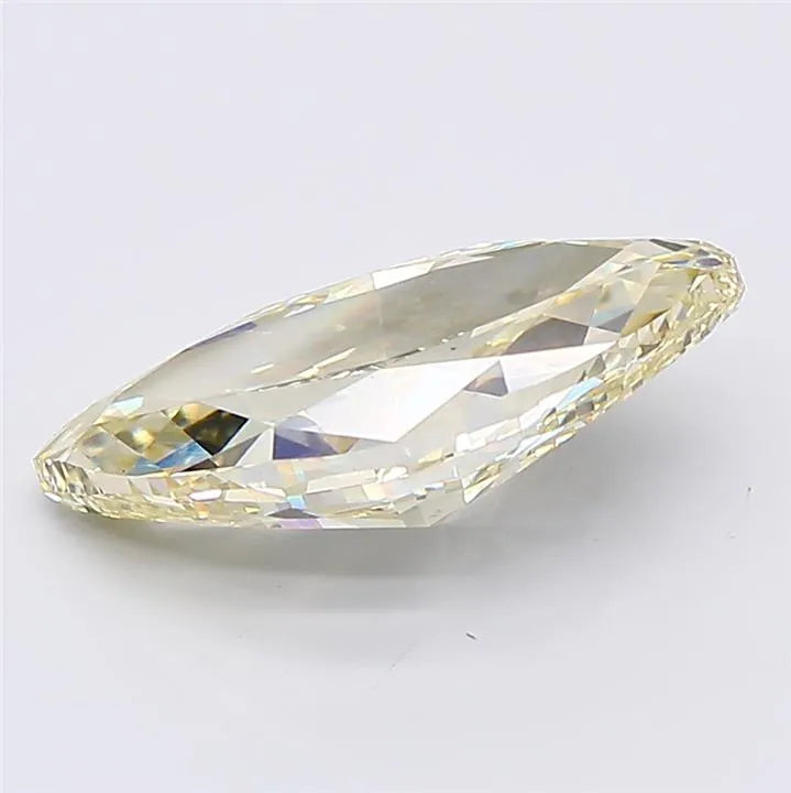 3.03ct Marquise Lab Grown Diamond (Colour Fancy Light Yellow, Clarity VVS2, IGI Certified)