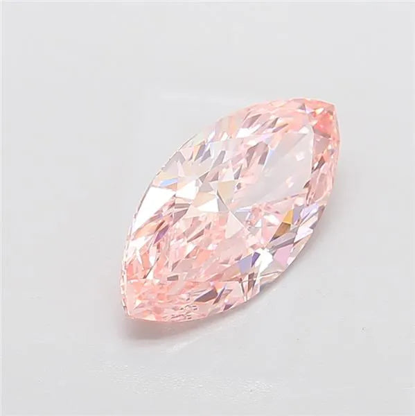 3.03ct Marquise Lab Grown Diamond (Colour Fancy Vivid Pink, Clarity VS1, IGI Certified)