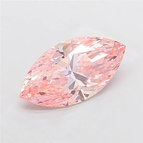 3.03ct Marquise Lab Grown Diamond (Colour Fancy Vivid Pink, Clarity VVS2, IGI Certified)