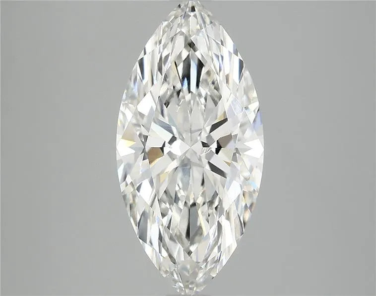 3.03ct Marquise Lab Grown Diamond (Colour G, Clarity VVS2, IGI Certified)