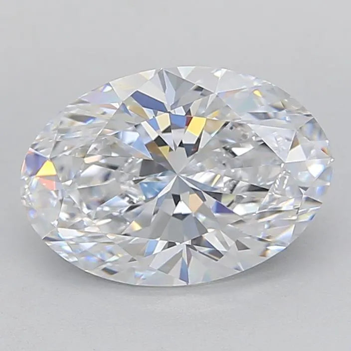 3.03ct Oval Lab Grown Diamond (Colour D, Clarity IF, Cut EX, GIA Certified)
