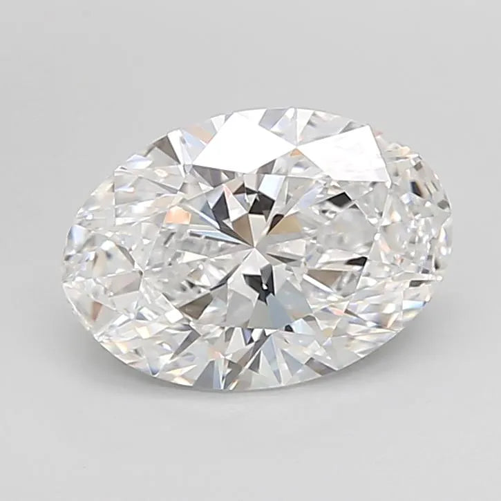 3.03ct Oval Lab Grown Diamond (Colour D, Clarity IF, Cut EX, IGI Certified)