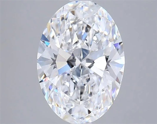3.03ct Oval Lab Grown Diamond (Colour D, Clarity VVS2, IGI Certified)