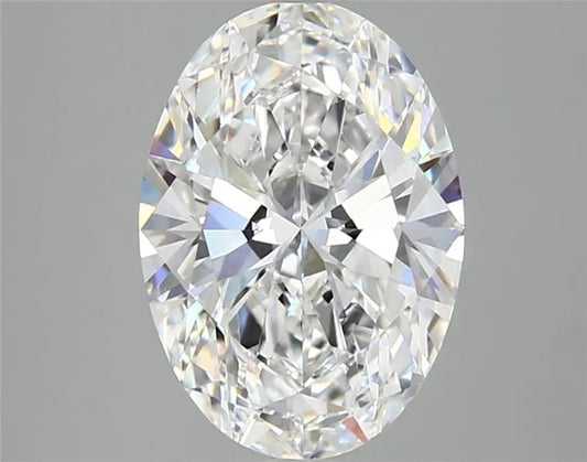 3.03ct Oval Lab Grown Diamond (Colour D, Clarity VVS2, IGI Certified)