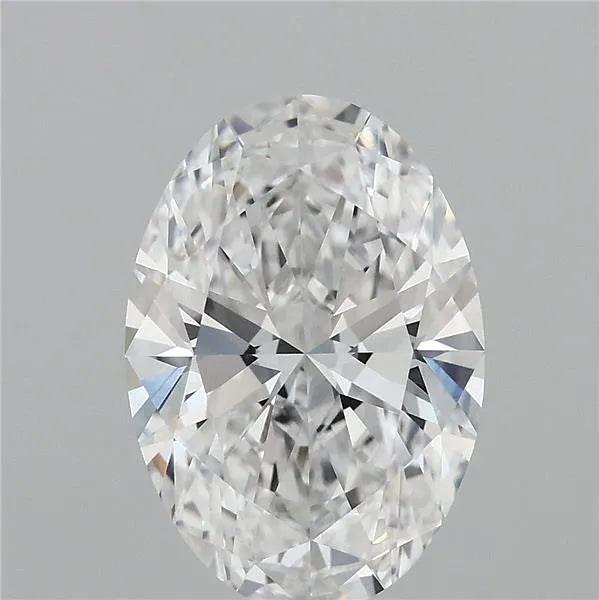 3.03ct Oval Lab Grown Diamond (Colour D, Clarity VVS2, IGI Certified)