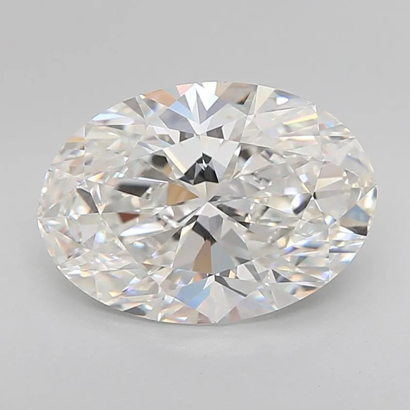 3.03ct Oval Lab Grown Diamond (Colour E, Clarity IF, Cut EX, IGI Certified)