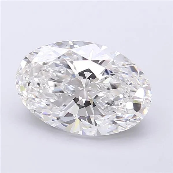 3.03ct Oval Lab Grown Diamond (Colour E, Clarity IF, IGI Certified)