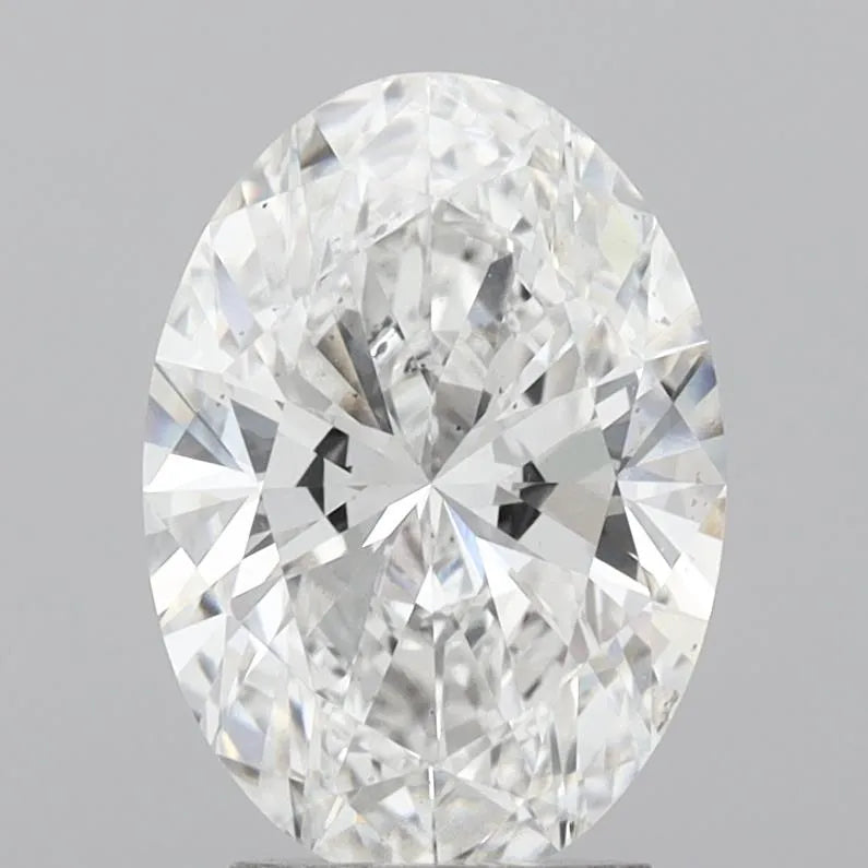 3.03ct Oval Lab Grown Diamond (Colour E, Clarity VS2, IGI Certified)