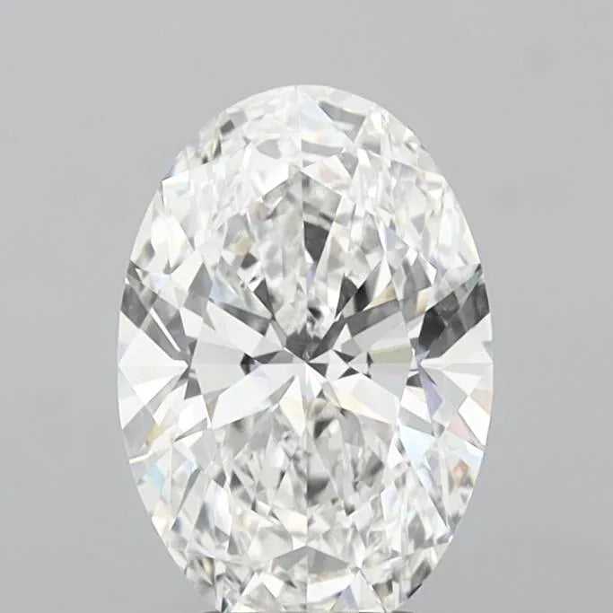 3.03ct Oval Lab Grown Diamond (Colour E, Clarity VVS2, IGI Certified)