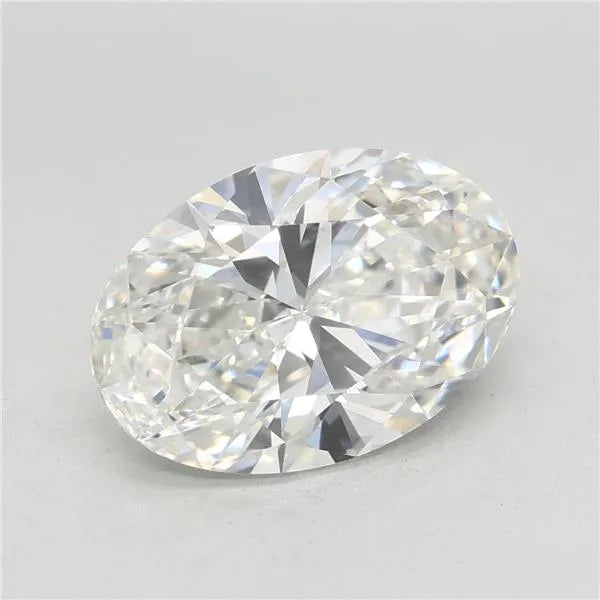3.03ct Oval Lab Grown Diamond (Colour E, Clarity VVS2, IGI Certified)
