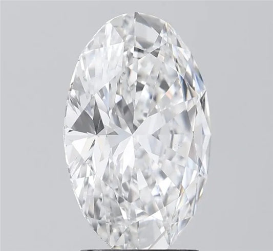 3.03ct Oval Lab Grown Diamond (Colour E, Clarity VVS2, IGI Certified)
