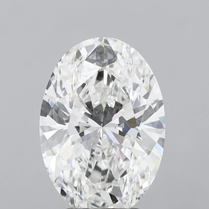 3.03ct Oval Lab Grown Diamond (Colour E, Clarity VVS2, IGI Certified)