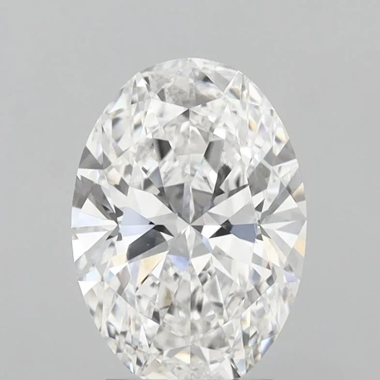 3.03ct Oval Lab Grown Diamond (Colour E, Clarity VVS2, IGI Certified)