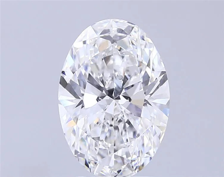 3.03ct Oval Lab Grown Diamond (Colour E, Clarity VVS2, IGI Certified)