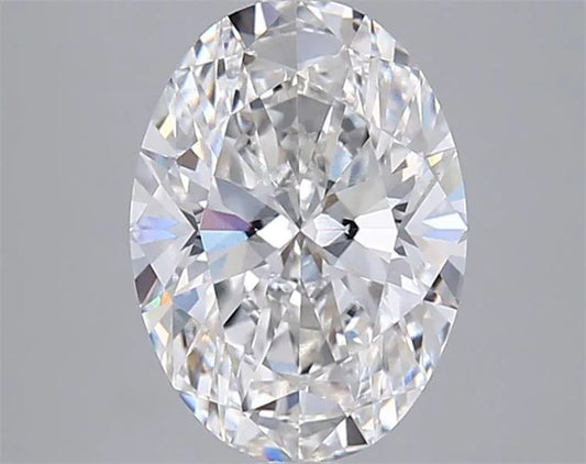 3.03ct Oval Lab Grown Diamond (Colour F, Clarity VVS2, IGI Certified)