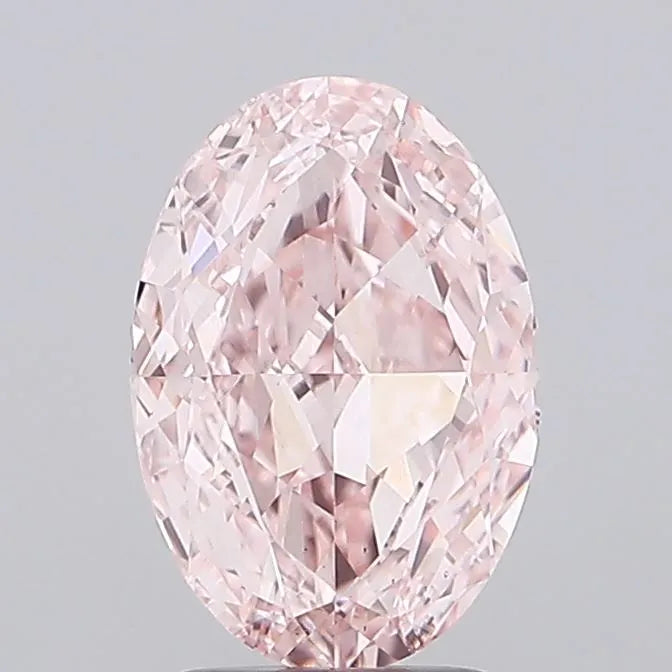 3.03ct Oval Lab Grown Diamond (Colour Fancy Intense Pink, Clarity VS1, IGI Certified)