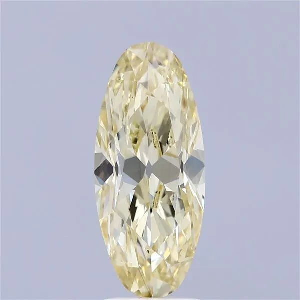 3.03ct Oval Lab Grown Diamond (Colour Fancy Yellow, Clarity VS2, IGI Certified)