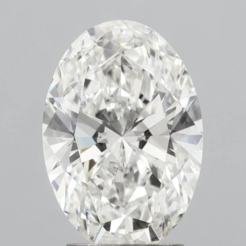 3.03ct Oval Lab Grown Diamond (Colour G, Clarity VS1, IGI Certified)