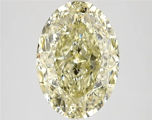 3.03ct Oval Natural Diamond (Colour Fancy Light Brownish Yellow, Clarity VVS2, Cut EX, GIA Certified)