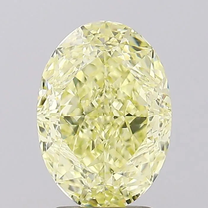 3.03ct Oval Natural Diamond (Colour Fancy Yellow, Clarity SI1, GIA Certified)