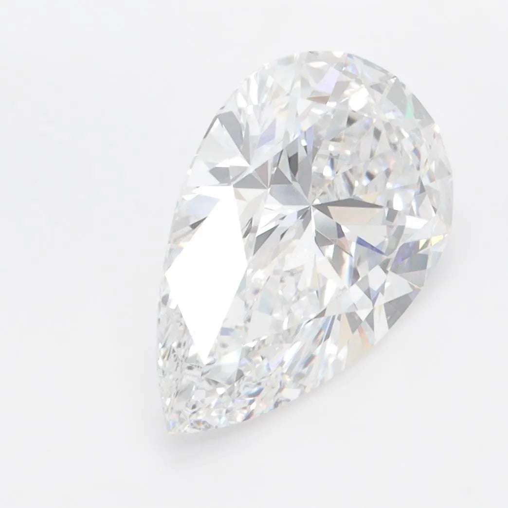 3.03ct Pear Lab Grown Diamond (Colour D, Clarity IF, IGI Certified)