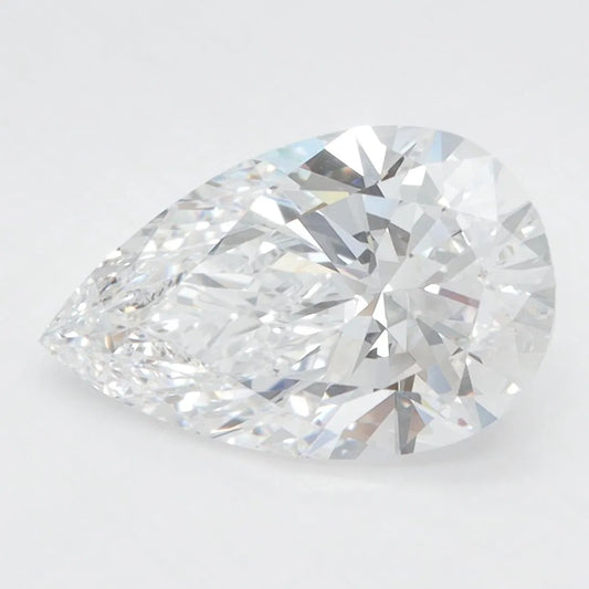 3.03ct Pear Lab Grown Diamond (Colour D, Clarity VVS1, IGI Certified)