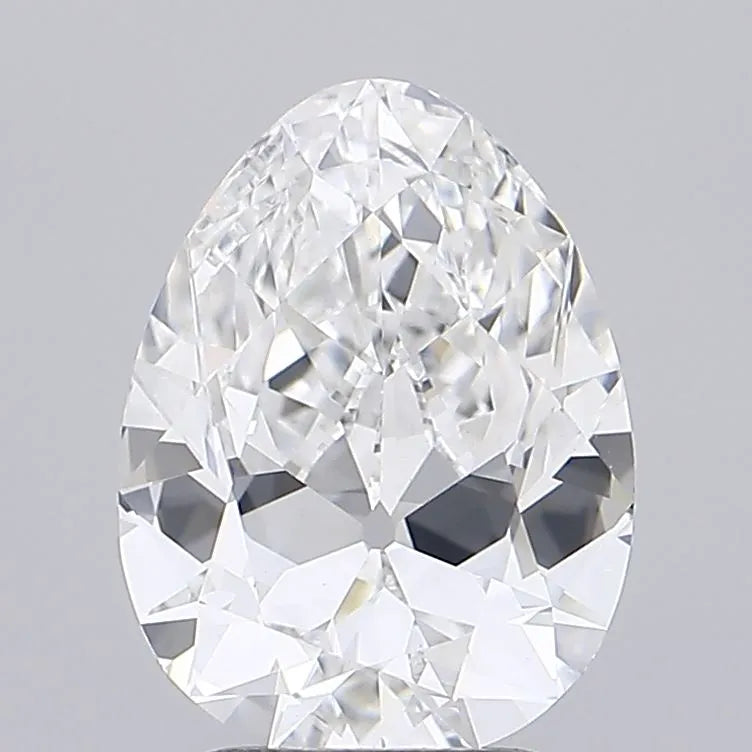 3.03ct Pear Lab Grown Diamond (Colour E, Clarity VVS2, IGI Certified)