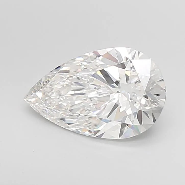 3.03ct Pear Lab Grown Diamond (Colour E, Clarity VVS2, IGI Certified)