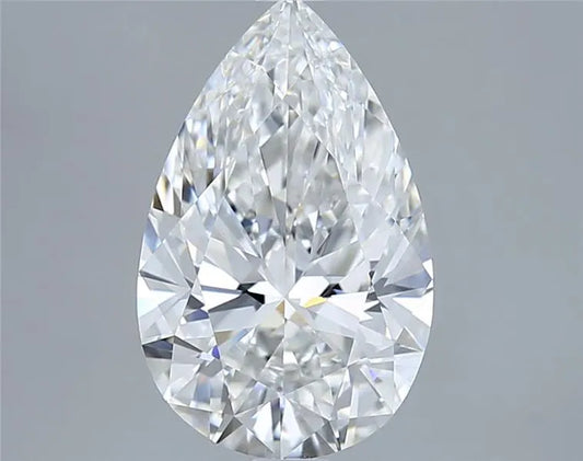 3.03ct Pear Lab Grown Diamond (Colour F, Clarity VVS2, IGI Certified)