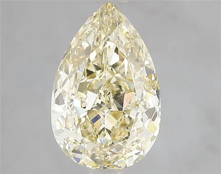 3.03ct Pear Lab Grown Diamond (Colour Fancy Intense Yellow, Clarity VS1, Cut GD, IGI Certified)