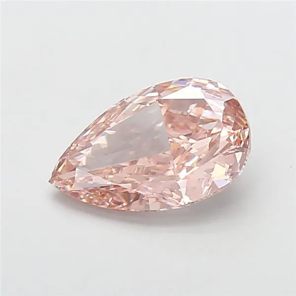 3.03ct Pear Lab Grown Diamond (Colour Fancy Light Pink Brown, Clarity VVS2, IGI Certified)