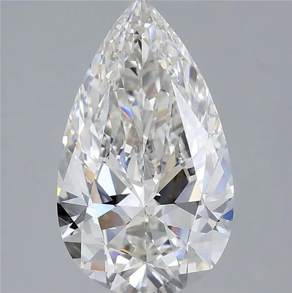 3.03ct Pear Lab Grown Diamond (Colour G, Clarity VVS2, IGI Certified)